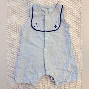 2 for $14!🎉 Lightweight ⚓️ Nautical Baby Romper